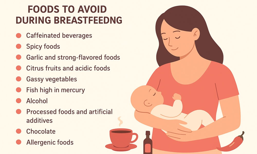 Foods That Mothers Should Avoid During Breastfeeding