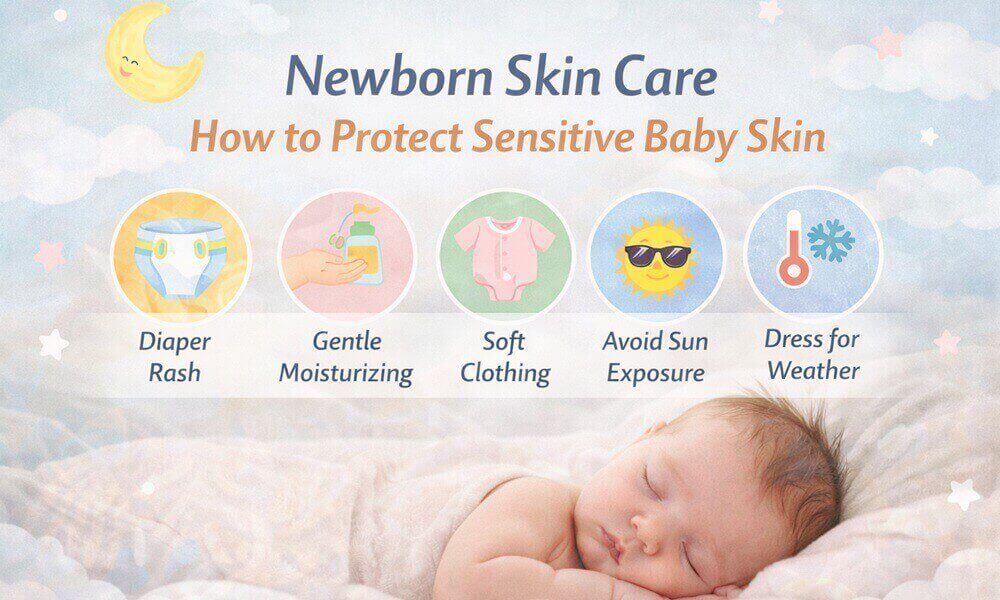Newborn Skin Care: How to Protect Sensitive Baby Skin
