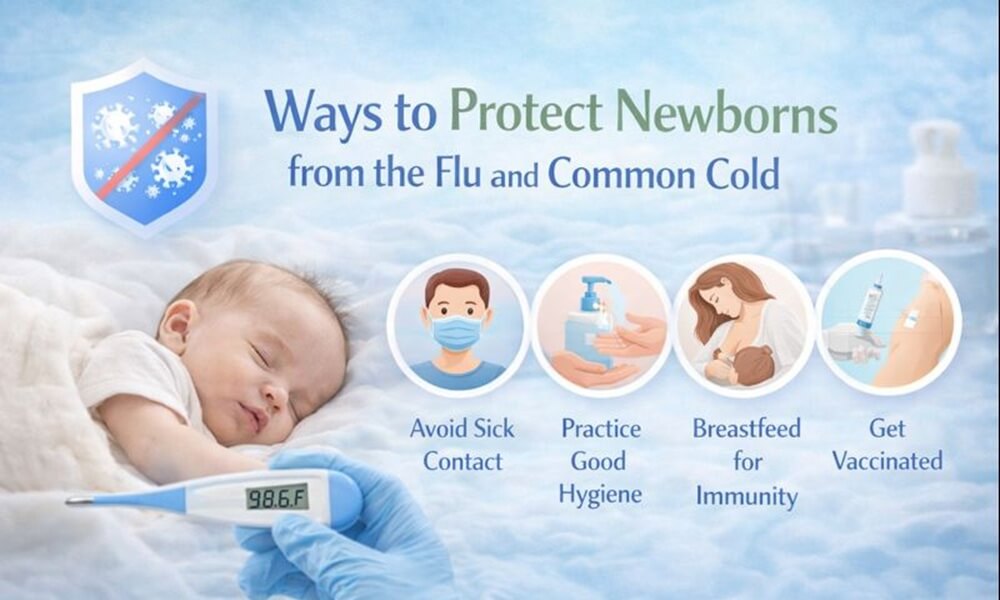 What Are the Ways to Protect Newborns from the Flu and the Common Cold?
