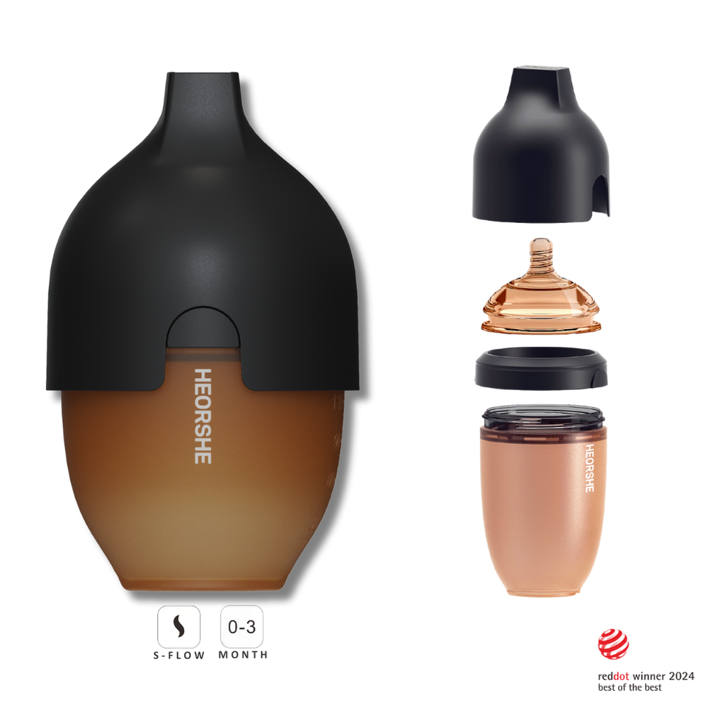 Ultra Wide Neck Baby Bottle 5 OZ - HEORSHE