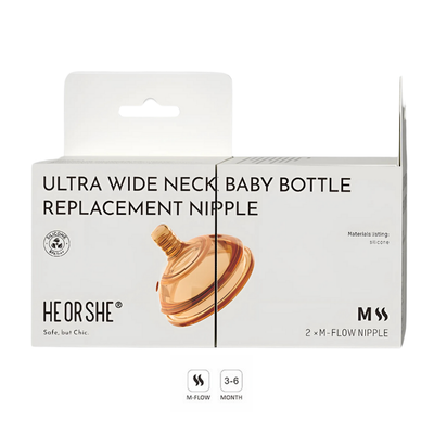 Baby Bottle Replecement Nipple (3-6M)